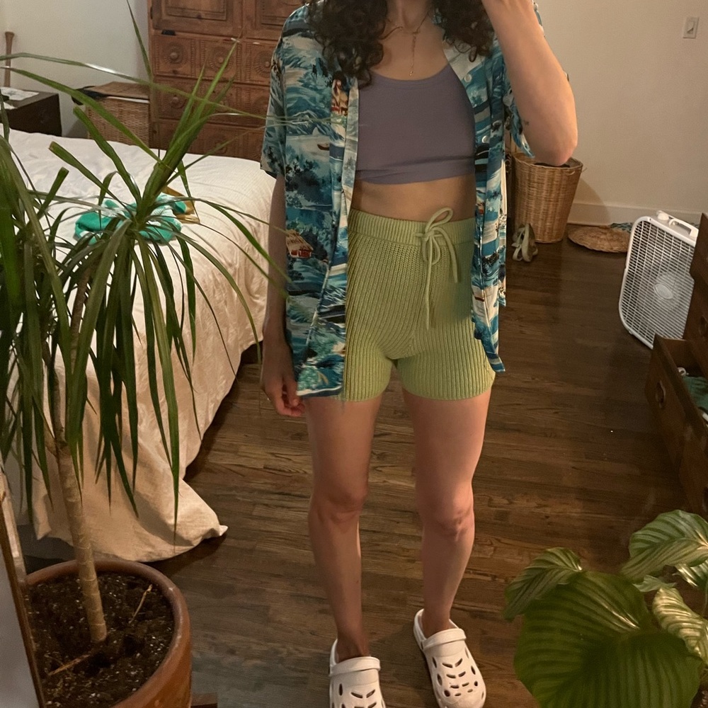 Reformation knitted shorts